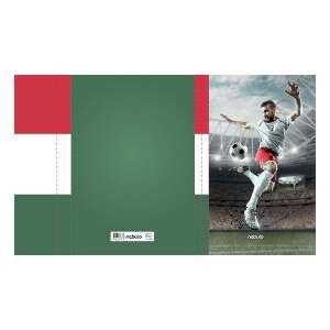 Nebulo A/4 size folder with football design - Elastic folder