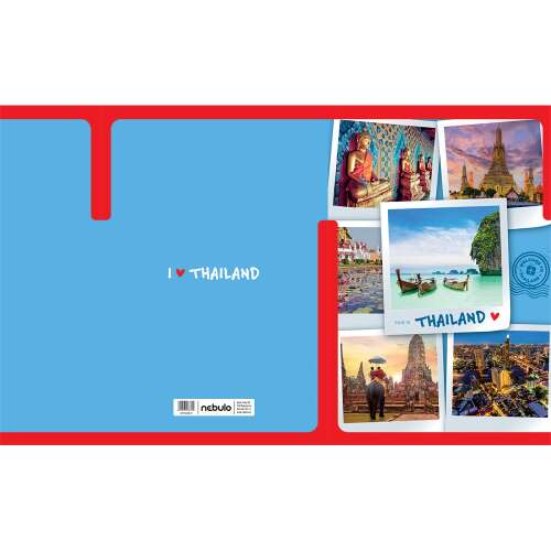 Nebulo A4 size folder with Thailand design