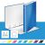 Leitz Wow A4 Maxi blauer Ringordner mit Produktdetails