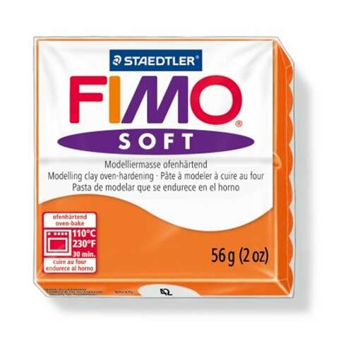 Fimo Soft burnable tangerine resin (56 g)