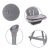 Kidwell Eatan 4in1 Hochstuhl Details: Wasserdichter Sitz, Beinanpassung und Rahmen