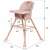 Kidwell Eatan 4in1 pretvorljiva stolica za hranjenje #ružičasto-smeđa
 102437502