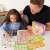 Galt Times Tables game, father and daughter playing multiplication game, learn multiplication tables 1 to 12, fun educational game for kids