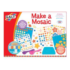 Galt Make a Mosaic craft kit for kids, create colorful mosaics with tiles and shapes - Galt
