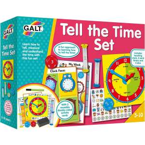 Galt Tell the Time Set educational game for kids, learn how to tell time with this fun set - Galt