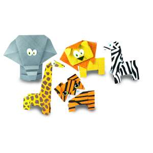 Galt Wild Origami set of 5 animal origami models - Galt