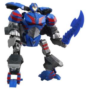 M.A.R.S. Converters Stegosaurus jucărie robot, albastru și roșu, robot transformabil, figurină de acțiune - Nonbrand Jocuri interactive pentru copii