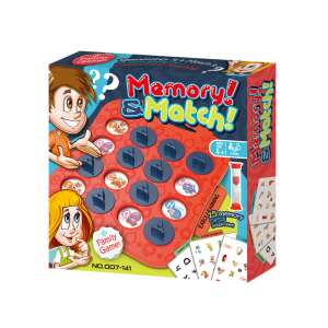 Memory & Match game box, a fun game of memory and matching for kids, featuring colorful illustrations and a sand timer - Nonbrand Developmental Toy for Preschooler