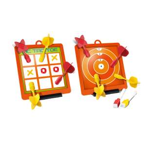 2 az 1-ben mágneses darts tábla Tic Tac Toe és célpont játékkal - Darts
