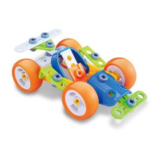 Construct It Flexibles STEM race car building set, assembled model - Kids's play car