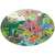 Puzzle oval cu dinozauri de 205 piese