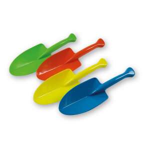 Set of 4 colorful plastic shovels, Androni Giocattoli brand, 27 cm long, perfect for sand play - Androni Sandbox Toy