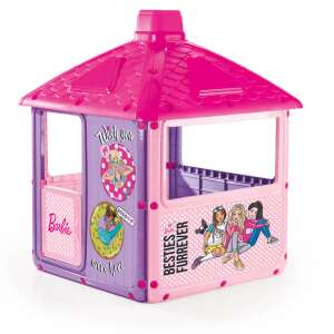 Barbie City House Spielzelt, rosa und lila, mit Fenstern und einer Tür, für Kinder zum Spielen - Puppenhaus