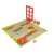 Beleduc Fire Alarm game set, wooden, with fire truck, fire station, and fire flames