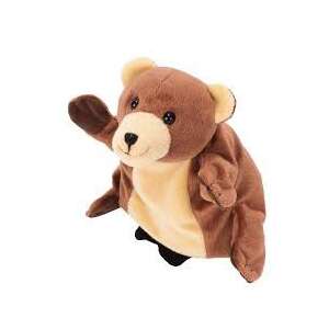 Brown bear hand puppet, perfect for storytelling and puppet shows - Puppet Toy