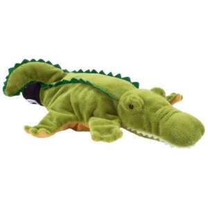 Green crocodile hand puppet, plush toy for kids - Puppet Toy