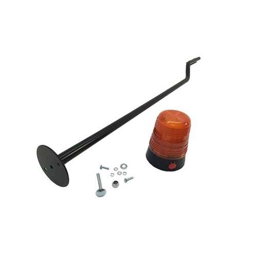 Gyrobeacon gokart steering wheel with orange flashing light