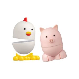 Magimals animale magnetice de fermă jucărie de baie: pui și porc - Joc de construcție magnetic