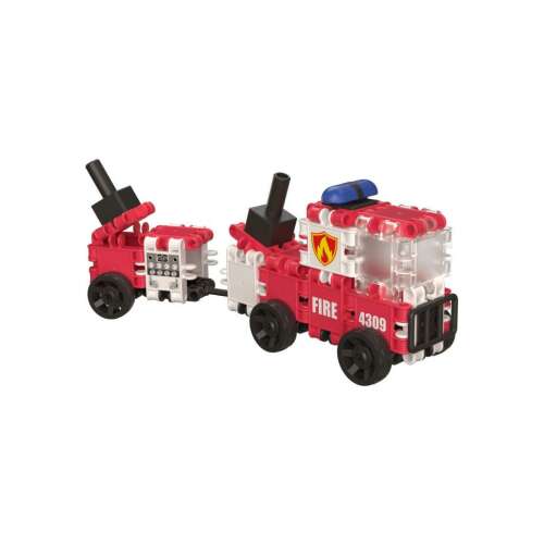 Clics Fire Truck Building Set - 8 in 1 - 127 pieces