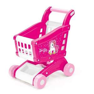 Pink Unicorn shopping cart toy for kids, role play toy, easy to assemble - Shop Playset, Shopping