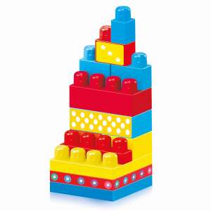 Colorful plastic building blocks for toddlers, featuring letters and numbers, perfect for learning and building - Creative & Building Toy