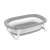 Dolu foldable baby bath tub, grey, with white legs, baby bath, bath tub, bath, bath time