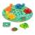 Djeco Little Memo Garden memory game, featuring colorful turtles, cards, and a game board