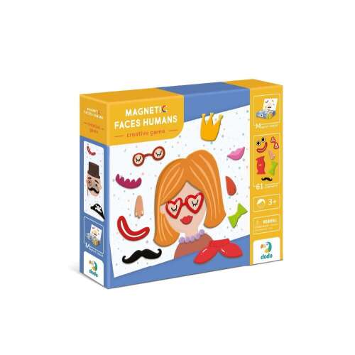 Mágneses arcok emberek kreatív játék a Doudou-tól, egy mágneses táblajáték gyerekeknek vicces arcok készítéséhez