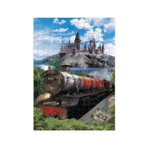 Harry Potter Express to Hogwarts 350 piece puzzle assembled - Puzzle