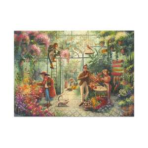 Dodo Floraria 300 piece jigsaw puzzle, showing the completed puzzle - Dodo Puzzle