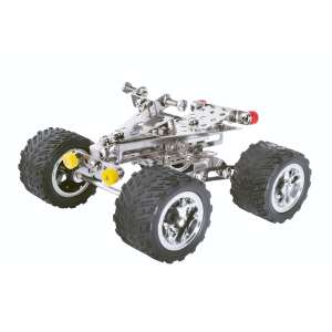 Eitech metal construction set, assembled race car model, 180 pieces - Kids's play car