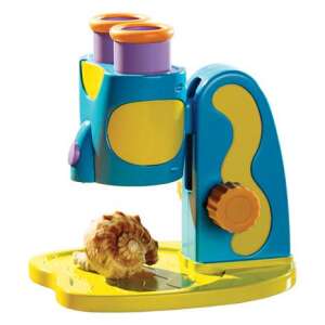 GeoSafari Jr. My First Microscope, a colorful and easy-to-use microscope for kids, showing a seashell under magnification - Science & Discovery Toy