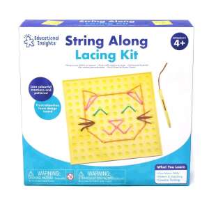 Educational Insights String Along Lacing Kit, zabawka edukacyjna dla dzieci w wieku od 4 lat - Learning Resources