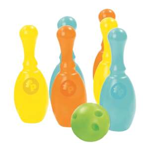 Fisher-Price Mega Bowling Set, colorful bowling pins and ball, perfect for kids - Outdoor Skill Game