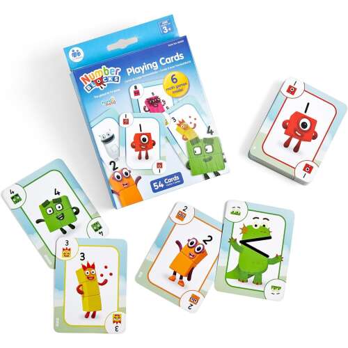 Numberblocks Játékkártyák, 54 kártya, Numberblocks karakterek, oktató kártyajáték gyerekeknek - Kártyajáték