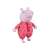 Jemini Plus Peppa Pig glow in the dark plush toy, 25cm, pink pajamas with stars, side view