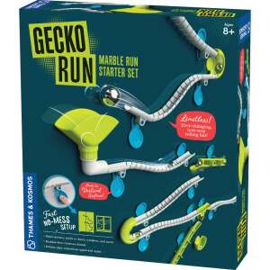 Gecko Run Marble Run Starter Set от Thames & Kosmos, STEM играчка за деца над 8 години - Kosmos Игра за наука и открития