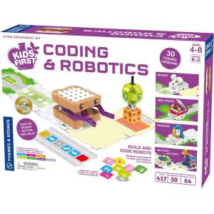 Thames & Kosmos Coding and Robots STEM Kit - 417 pieces, 30 experiments 102441904 - Plastic Building Toy