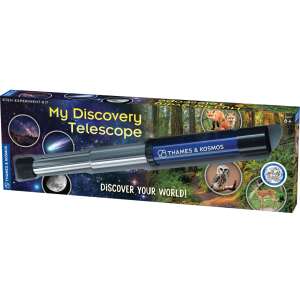 My Discovery Telescope STEM experiment kit by Thames & Kosmos, 12x magnification, discover your world! - Kosmos