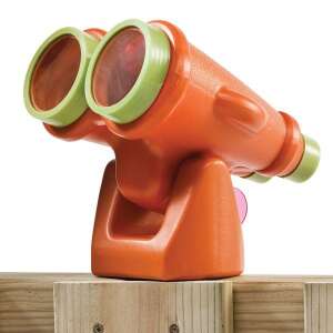 Orange and green plastic play telescope for kids, perfect for outdoor play - Science & Discovery Toy