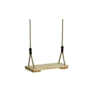 KBT POLSKA PP10 rustic wooden swing for kids, with wooden seat - Outdoor Swing