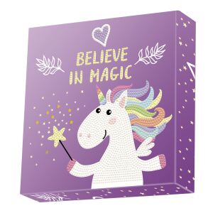 Креативен комплект за рисуване Believe in Magic, диамантена живопис