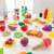 Set de mâncare KidKraft Play de 65 piese,  mâncare de joacă pentru copii,  include fructe, legume, gustări și multe altele