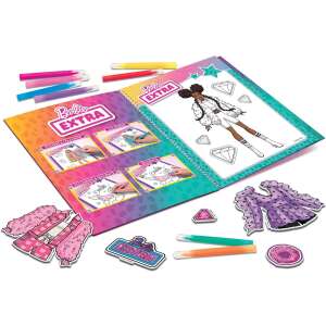 Barbie Extra Fashion Sketchbook with stickers, markers and coloring pages - Activity Book, Coloring