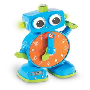Learning Resources Tic-Tac Robot ceas jucărie educativă cu ceas digital și analog - Learning Resources