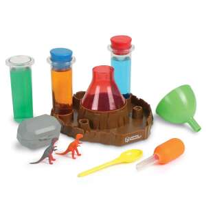 Learning Resources Fizzy Volcano Preschool Science Lab, un set științific pentru copii, pentru a învăța despre vulcani și a crea propriile erupții - Learning Resources Jocuri stiintifice si exploratori