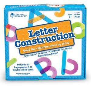 Learning Resources Letter Construction Alphabet Building Set - Rocking horse & animal and Developmental Toy for Preschooler
