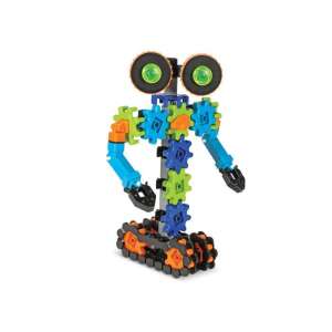 Zestaw konstrukcyjny Learning Resources Robots in Motion, 116 elementów, zbuduj robota, który się porusza i transformuje - Interaktywna gra dla dzieci, LEGO DUPLO, Indiański namiot, Gra rozwojowa dla małych dzieci, Interaktywny pluszak i Plusz