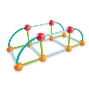 STEM Geomakers 3D играчка за конструиране, Learning Resources, геометрични форми, строителни предизвикателства, STEM Explorers - Learning Resources Игра за наука и открития