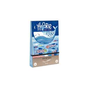 Londji Al Mare Mobile to Paint Arts & Crafts creative activity set for kids, featuring a whale, fish, and birds - Londji